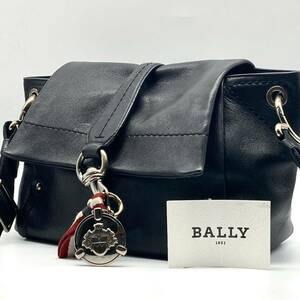 入手困難/極美品● BALLY トレスポ ショルダーバッグ メッセンジャーバッグ オールレザー ブラック 黒 バリー メンズ ビジネス 斜め掛け 