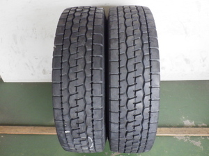 L16231-トーヨータイヤ M636 245/80R17.5 133/131J 中古 7分山 2本セット オールシーズンタイヤ 2014年製