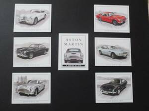 英国製コレクションカード７枚セット・アストンマーチン・００７・BD5ボンドカー・ジェームズボンド・ヴァンキッシュ・ラピード・DB119764