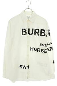 バーバリー Burberry 8023776 サイズ:M ホースフェリープリント長袖シャツ 中古 BS55