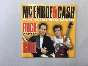 McENROE & CASH WITH FULL METAL RACKETS ROCK AND ROLL IRON MAIDEN UK盤