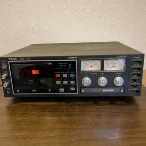 TEAC C-2X ステレオカセットデッキ ティアック　通電確認済　レトロ　音響機器　音楽　Y807