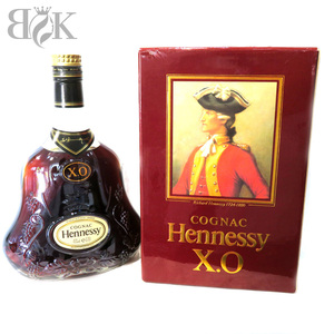 未開栓 ヘネシーX.O Hennessy コニャック ブランデー ゴールドキャップ クリアボトル 箱付 700ml 40％ 古酒 洋酒 ◆