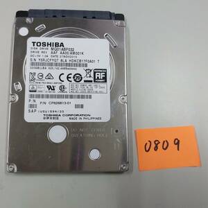 (0809) 2.5インチ ハードディスク TOSHIBA MQ01ABF032 320GB SATA 7mm 送料無料 使用時間6785時間.