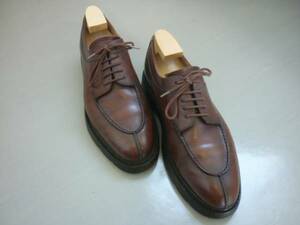 JOHN LOBB　ジョンロブ　URBAIN　Uチップダービーシューズ 　レザーシューズ　ブラウン　コテージライン　EUR6.5 USA7　25cm位