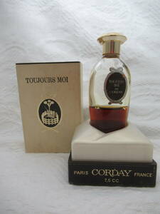 昔の香水　CORDAY　TUJOURS MOI　マックスファクター　フランス製　使用途中品