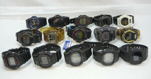 1000円スタート 腕時計15点 CASIO カシオ G-SHOCK DW-8600K/DW-5600BB/GAＷ-100Ｂ/DW-5750E/GB-5600AB/GD-X6900/DW-6100等 [3/4] E10019