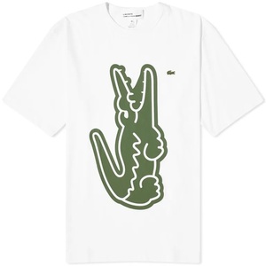 新品 コムデギャルソンシャツxラコステ Tシャツ メンズL 白 オーバーサイズ 送料無料