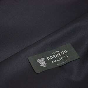 ■DORMEUIL　ドーメル　「AMADEUS-アマデウス」　ネイビー　無地　3.2m■