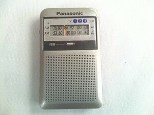 Panasonic FM/AMポケットラジオ RF-NA10　ワイドFM対応★動作品