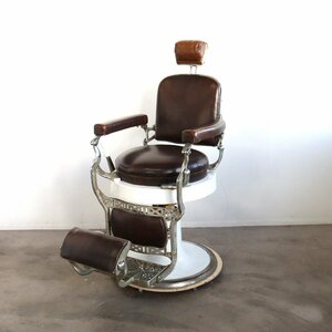1920s koken アンティーク バーバーチェア / アメリカ ヴィンテージ barbar 床屋 ディスプレイ ジャンク 店舗什器 椅子 USA #510-500-5-35