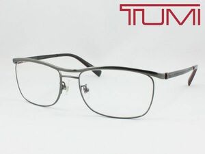 TUMI トゥミ メガネフレーム STU048J-0627 UVカット伊達メガネセット 度付き対応 老眼鏡 遠近両用 カールトンタイプ メンズ オリンピアン