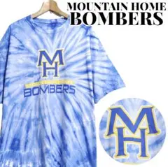 MOUNTAIN HOME BOMBERS フットボール タイダイTシャツ XL