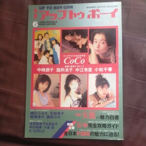 送料無料即決！別冊アップトゥボーイ1993年6月号中嶋朋子小島聖酒井法子中江有里細川ふみえ小島聖