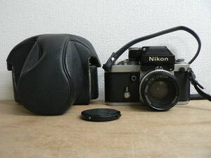 現状品 ニコン Nikon F2 フォトミック＋NIKKOR 50mm 1:1.8 ボディ レンズ ケース ストラップ付き