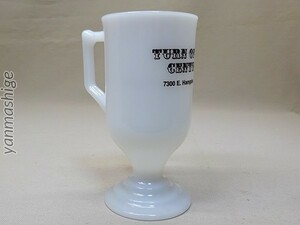 ビンテージ ミルクガラス マグカップ TURN OF THE CENTURY ナイトクラブ デンバー州 ハンプデン
