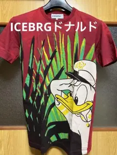 ICEBRGビンテージ　アイスバーグドナルド　アイスバーグTシャツ　イタリア製