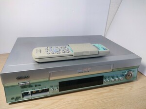 動作品 Victor ビクター S-VHS ET HR-S500 　DIGITAL Y/C & NR 純正リモコン付 簡易整備