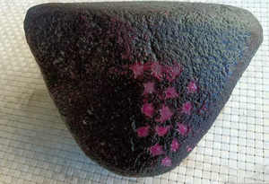 清代　紫羅蘭翡翠の原石