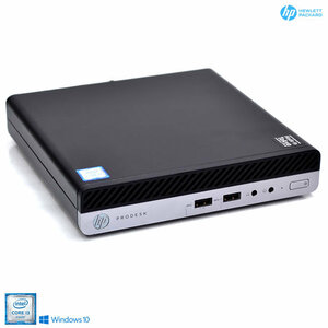 Wi-Fi内蔵 ミニPC 中古パソコン HP ProDesk 400 G3 DM Core i3 6100T メモリ8G SSD128G Bluetooth USB3.1 Windows10