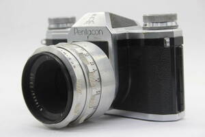 【返品保証】 Pentacon F C.Z.Jena Tessar 50mm F2.8 カメラ s8723