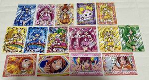 USED・美品★スマイルプリキュア！★コレクションカードガム(エンスカイ)★カード１６枚セット