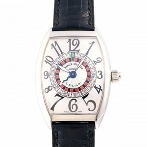 フランク・ミュラー FRANCK MULLER カサブランカ ヴェガス 6850 シルバー文字盤 新品 腕時計 メンズ