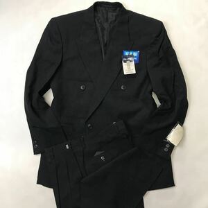 新品★激安/NicolaPisano/礼服ダブルスーツ/大きいサイズ4L BB6/ブラック　黒/ノーベンツ/冠婚葬祭　アジャスター付　良品質　夏物