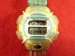 GS60C）◎完動腕時計送料無料(定形外)★CASIO カシオ BABY-G Gショック系★BG-350 青緑