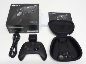 【動作未確認/ジャンク扱い】GH-370◆マイクロソフト Xbox Elite ワイヤレスコントローラー シリーズ2 中古品