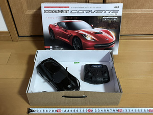 即決　未使用　正規ライセンス商品 フルファンクション ラジオコントロールカー シボレー　コルベット　C7　黒　ブラック　 ラジコン