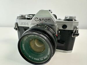 【4/21ES】Canon キャノン AE-1 FD 50㎜ 1:1.8 フィルムカメラ 一眼レフ 動作未確認