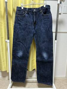 児島ジーンズ 創業25周年記念 RNB-125N 25oz セルビッチ ストレート デニム ヘビーオンス ジーンズ 防縮加工 ワンウオッシュ 日本製