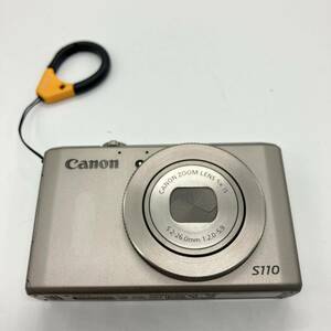1円〜 4F Canon コンパクトデジタルカメラ Power Shot S110 キャノン パワーショット 動作確認済み デジカメ IMAGE STABILIZER バッテリー