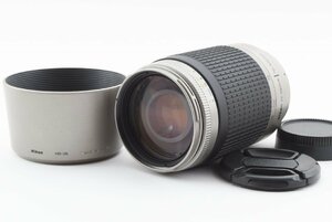 Nikon AF NIKKOR 70-300mm f/4-5.6 G シルバー [美品] HB-26 レンズフード付き フルサイズ対応 超望遠ズーム
