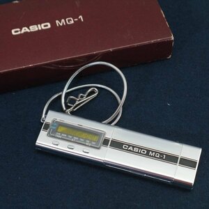 ジャンク CASIO カシオ MQ-1 電子懐中時計 ポケット電卓 昭和レトロ◆837f08