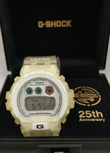 CASIO カシオ G‐SHOCK DW-6900K 25周年記念 第5回イルクジ クリア 腕時計 クォーツ