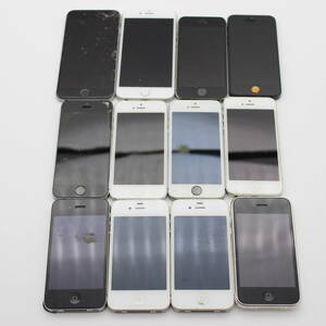 ジャンク iPhone 12台 まとめ売り iPhone3GS / iPhone4 / iPhone4s / iPhone5 / iPhone5s /iPhone6 動作未確認 #12221