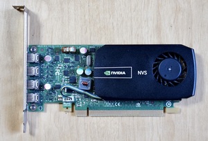 希少！nVIDIA Quadro NVS 510 GDDR3 2GB 4K@60Hz・Metal対応 ベースクロック797MHz 2009-2012MacPro 最新macOS Sonoma14.4.1まで対応