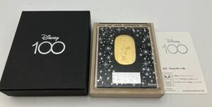 【送料無料】ディズニー 小判 K24 純金 24金 10g（計量器10.31ｇ） 100周年 メモリアル 限定 Disney 999 NAGAHORI ②