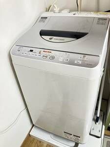 引き取り限定！即決！　シャープ洗濯乾燥機ES-TG55K イオンコート洗濯5.5Kg 簡易乾燥3Kg　取説付き　
