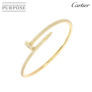 カルティエ Cartier ジュストアンクル #18 新型 ブレスレット ダイヤ K18 YG イエローゴールド 750 Juste Un Clou Bracelet 90210569