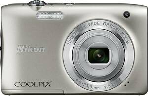 Nikon デジタルカメラ COOLPIX S2900 5倍ズーム 2005万画素 シルバー S2900(中古品)