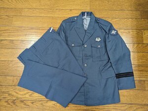 ○M806/国鉄公安制服　鉄道公安職員/上下セット　並2号形/細１号形　JNR6-0250-04/JNR0-0250-04　検）日本国有鉄道/鉄道グッズ/公安/1円～