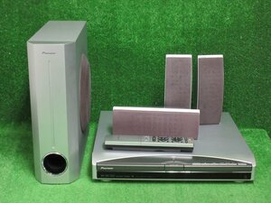 [3768] pioneer DVD/CD RECEIVER XV-DV300 / スピーカーS-DV300 SUS WOOFER /SURROUND-L（R） /CENTER ジャンク
