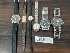 0203U75　時計　腕時計　ジャンク品　おまとめ　SEIKO　JHARRISON　GUESS　など