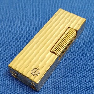 ◆dunhill ダンヒル ガスライター◆アンティーク ライター◆ゴールドカラー◆サイズ約 縦6.5cm 幅2.4cm◆着火確認済み