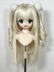 【キツネの美容院】カスタム　ウィッグ　DD MDD SD 1/3 サイズ　ドール用　　インテーク　ツインテール　65