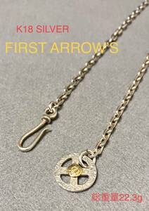 T2841 FIRST ARROW’S ネックレス ペンダント シルバー K18 SILVER 刻印 ファーストアローズ メディスンホイール トップ アクセサリー