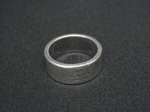 1円 GUCCI グッチ リング 指輪 アクセサリー 表記サイズ 13 (約12号) レディース メンズ シルバー系 AZ2997